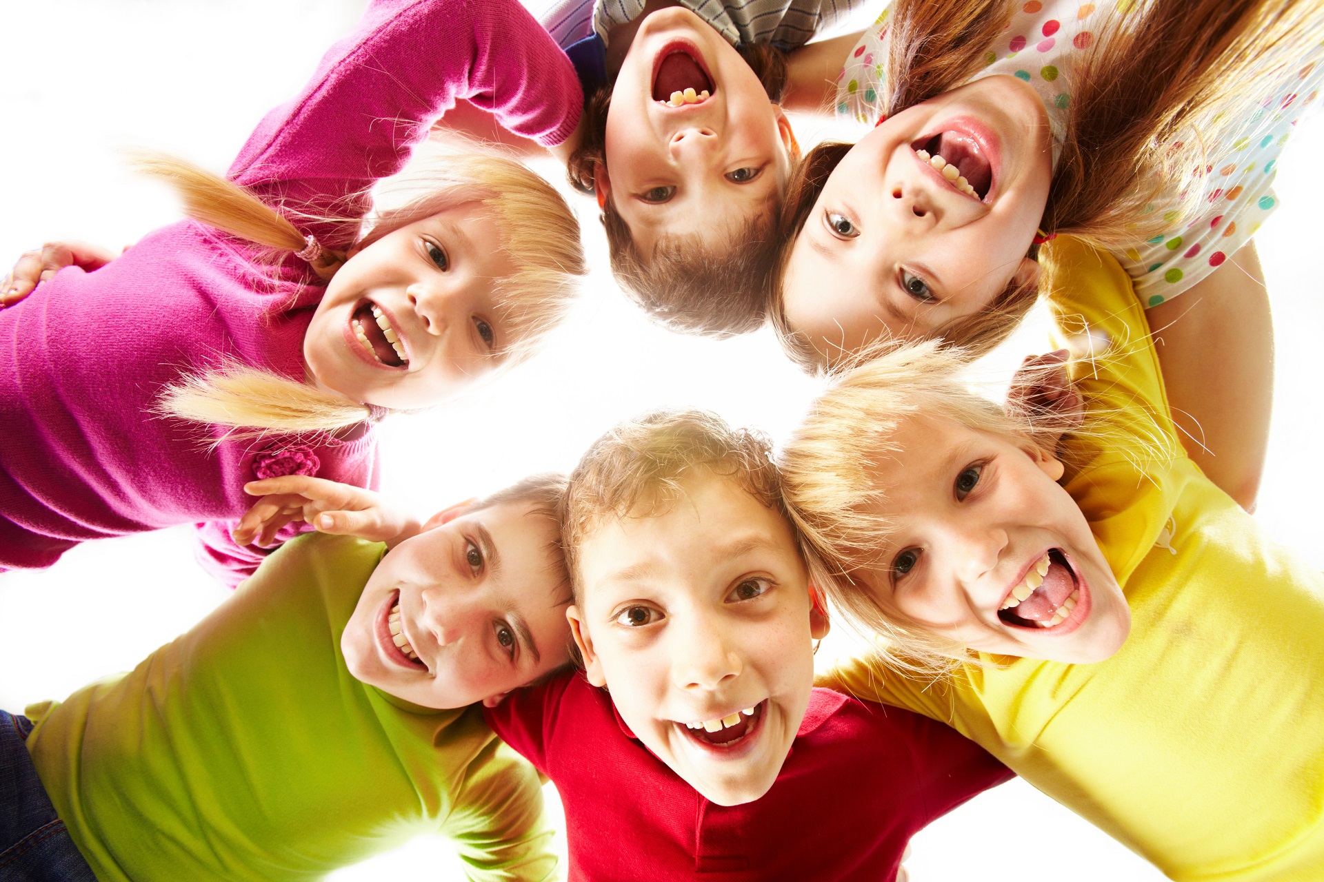 Image of happy kids representing youth and fun